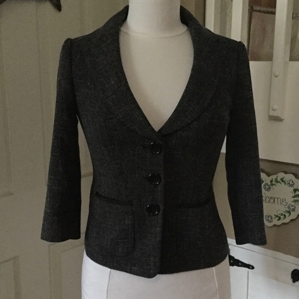 The Limited Collection Dark Gray Jacket Size XS